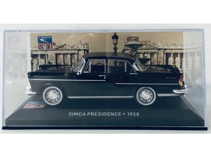 SIMCA PRESIDENCE NOIRE 1958 1/43 BOITE D'ORIGINE