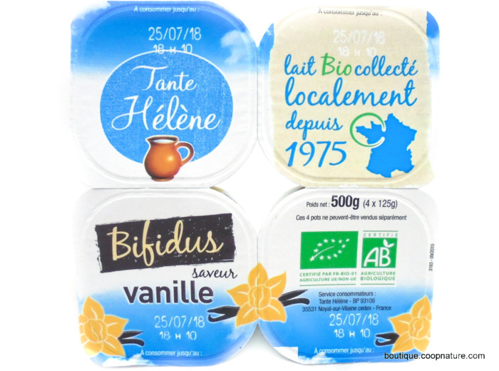 Bifidus Vanille Bio 4x125g