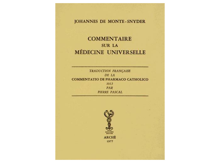 Commentaire sur la médecine universelle