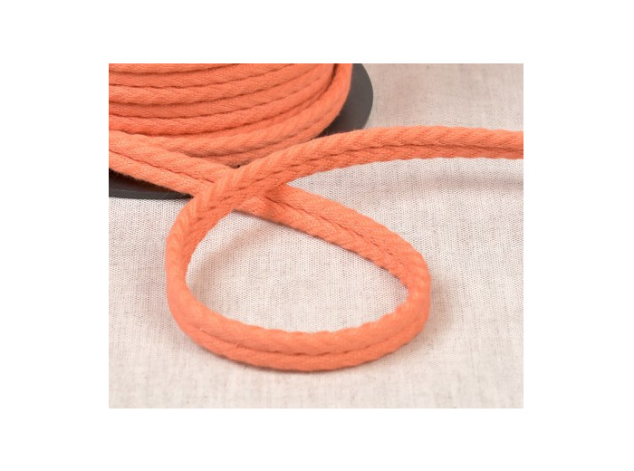 Double passepoil chevron 550 saumon C85 10mm 100% coton le mètre