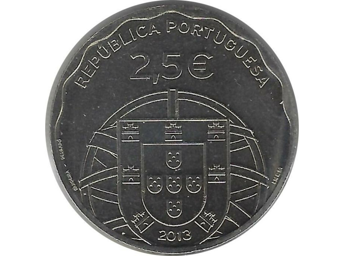 PORTUGAL 2013 2,50 EURO 100 ANOS SUBMARINO ESPADARTE SUP