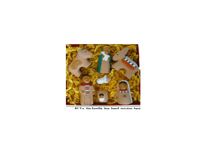 Santons NATIVITE 7 PIECES
