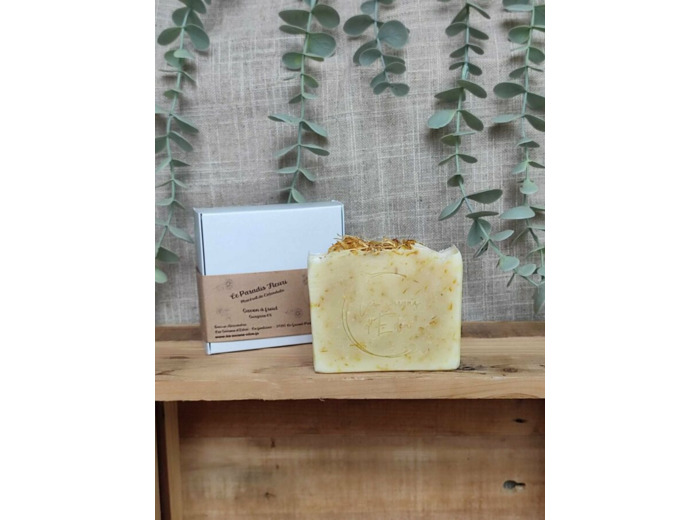 Savon au macérat de Calendula pour tous types de peaux – Douceur et apaisement pour votre peau
