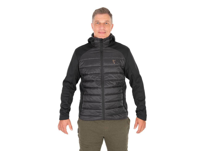 hybrid jacket black orange