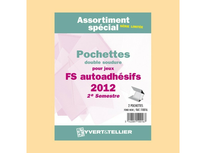 ASSORTIMENT POCHETTE DOUBLE SOUDURE 2012 Jeux autoadhésifs 2e SEMESTRE (Yvert)