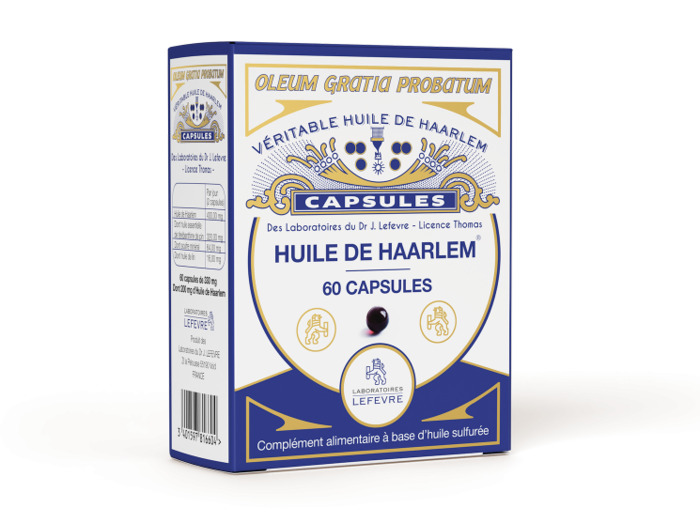 Huile de Haarlem - 60 capsules-Laboratoires du Dr.Lefevre