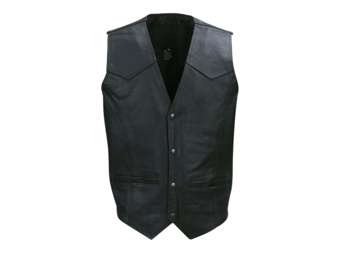 Gilet en cuir