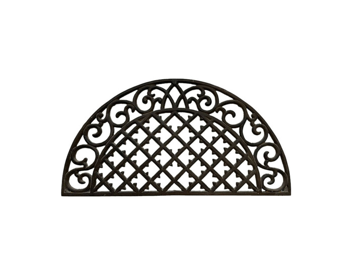 Gratte pieds fonte Demi Lune 67x34cm