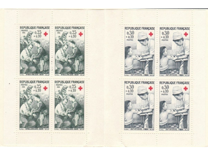 FRANCE Carnet croix rouge - 1966 - Yvert 2015 - Neuf