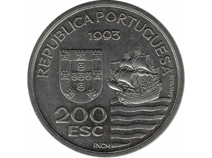 PORTUGAL 200 ESCUDOS ENVIADOS DAIMIOS KIUSHU 1993 SUP-