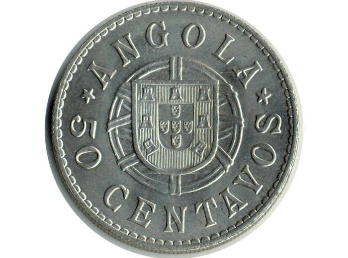 ANGOLA 50 CENTAVOS 1922 SUP (W65)