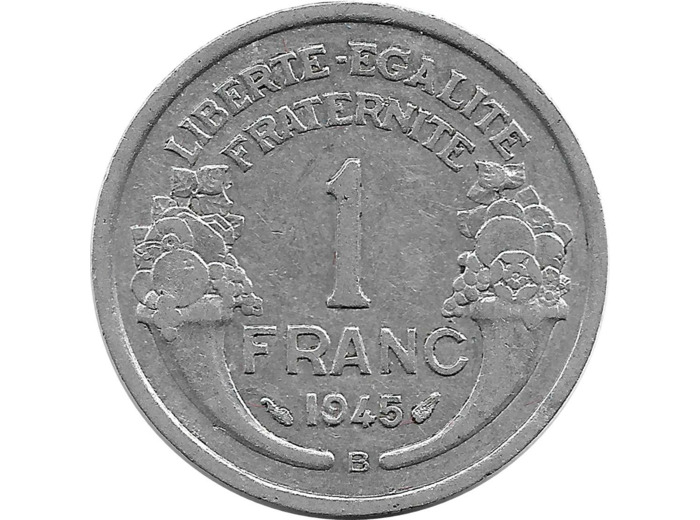 FRANCE 1 FRANC MORLON 1945 B TTB