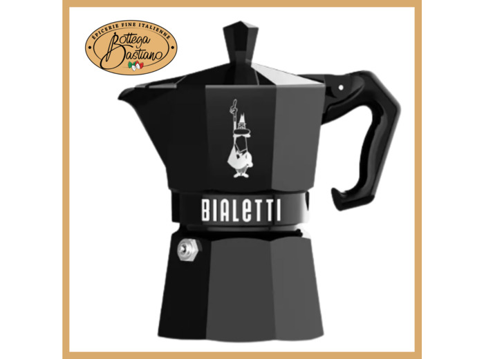 Bialetti Moka 3 tasses Noir
