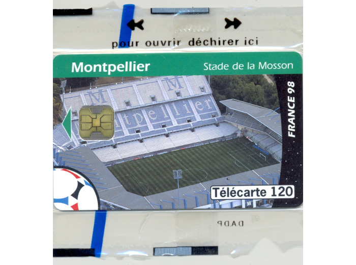 TELECARTE NSB 120 UNITES 06/98 MONTPELLIER STADE DE LA MOSSON F 877