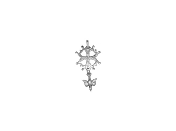 Croix Huguenote en Argent 925 17mm