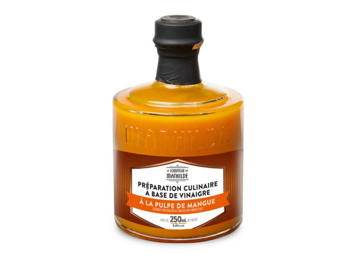 Préparation culinaire à base de Vinaigre à la Pulpe de Mangue - 250 ML