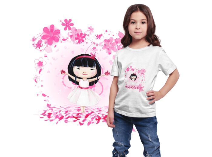 T-shirt sans manches personnalisable Sakura