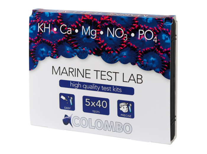 Colombo Marine, Test LAB (KH-CA-MG-NO3-PO4)