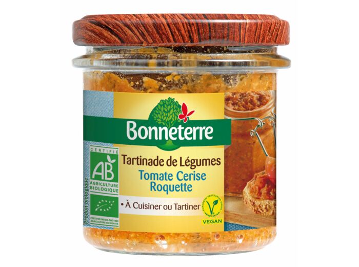Tartinade Tomate cerise et Roquette Bio-135g-Bonneterre