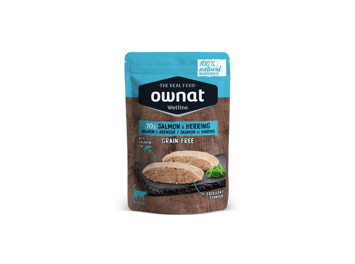 OWNAT WETLINE, Saumon & hareng - 85g