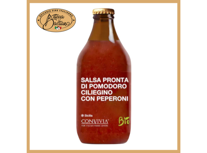 Sauce Tomate Cerise et Poivrons Bio 330G