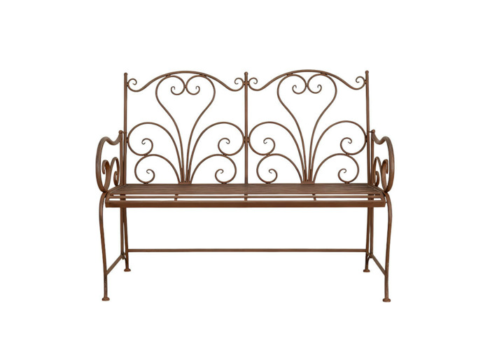 Banc de jardin fer 97x57x111cm