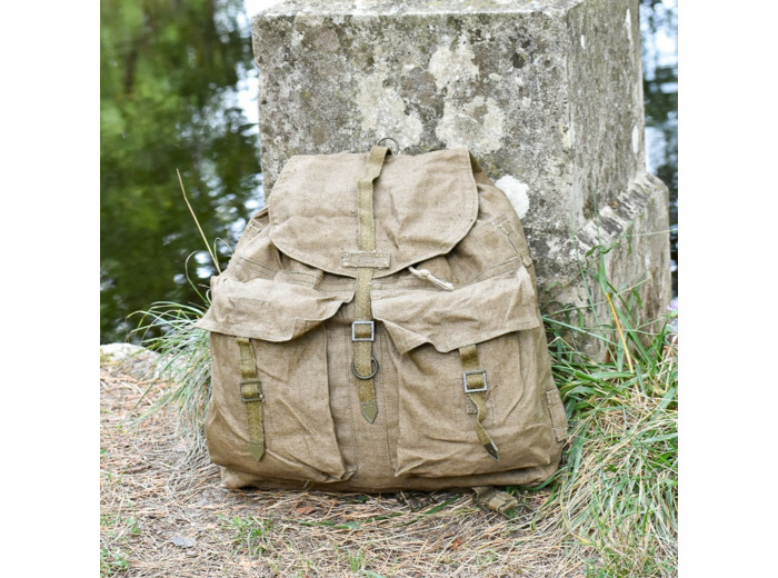 Sac à dos vintage KOZAK en toile - Style rétro années 50/70