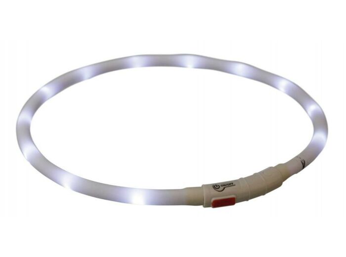 Collier / Anneau lumineux Flash USB blanc - 70 cm/ø 10 mm