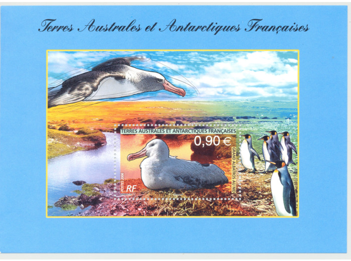 T.A.A.F TAAF Feuillet N16 YT16 LE GRAND ALBATROS NEUF ** LUXE