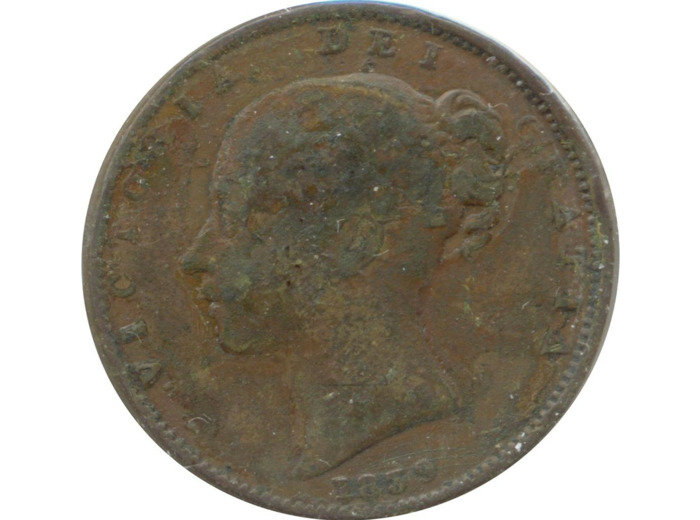 GRANDE BRETAGNE 1 FARTHING VICTORIA 1839 TB+ N2