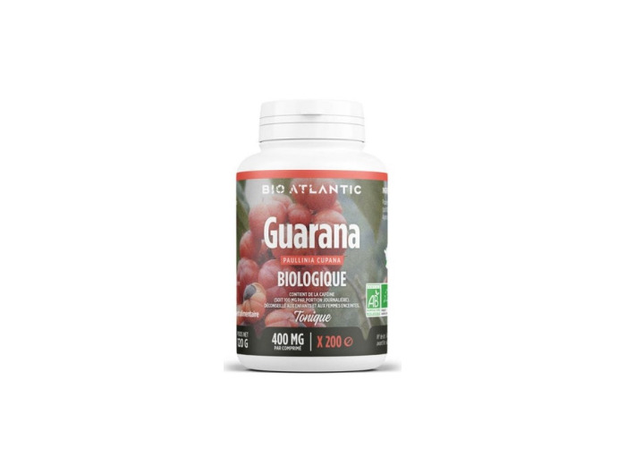 Guarana bio 400mg 200 comprimés