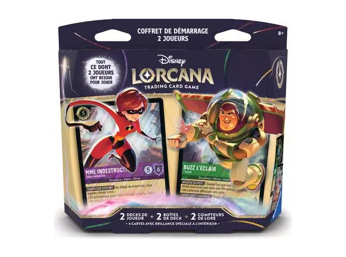 Disney Lorcana - Decks Préconstruits 2 joueurs - Toy Story & Les Indestructibles