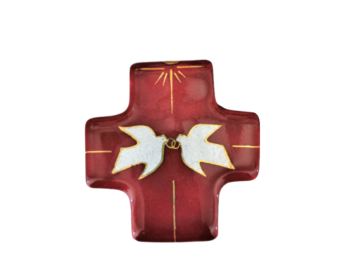 Alliance rouge 7,7X8cm - EMAUX DU LIBAN