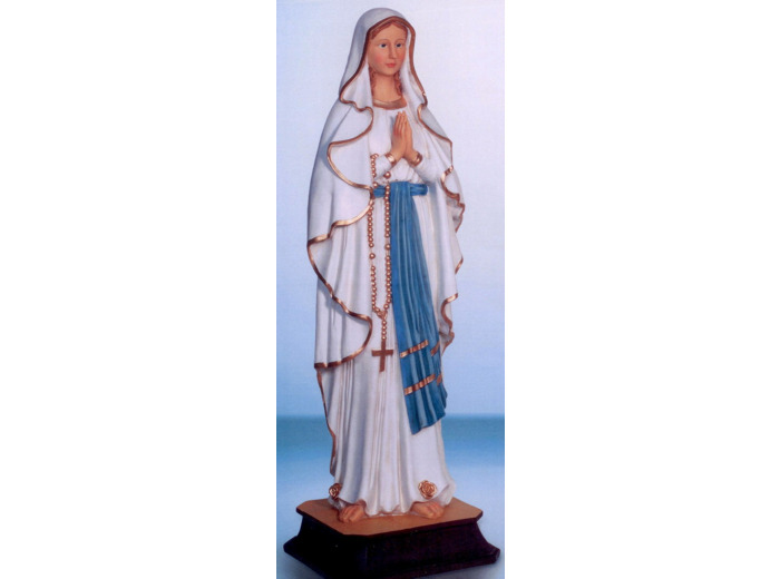 Statue résine 20cm polychrome- ND DE LOURDES