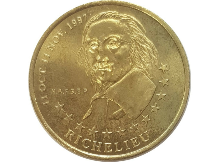 37 INDRE ET LOIRE 1 EURO DE TOURS ET DE TOURAINE RICHELIEU 1997