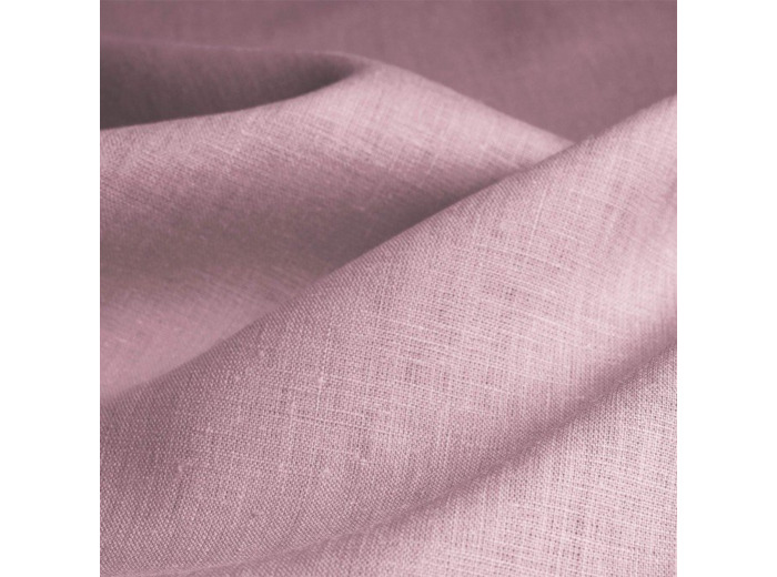LIN LAVÉ X 3 MÈTRES VIEUX ROSE