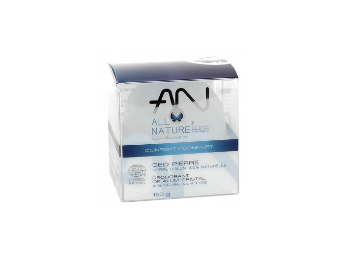 Déodorant pierre d'alun brute dans sa boite 150g