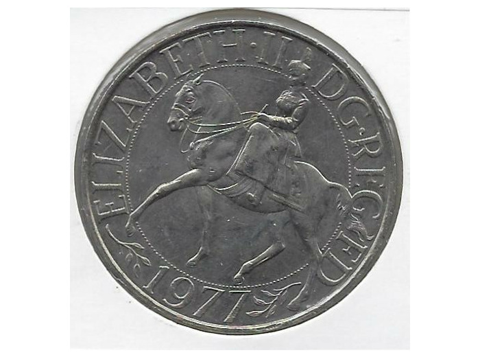 GRANDE BRETAGNE 25 NEW PENCE 1977 SUP-