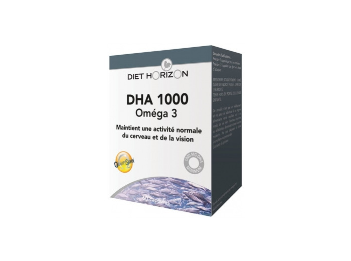 DHA 1000 Oméga 3 60 capsules