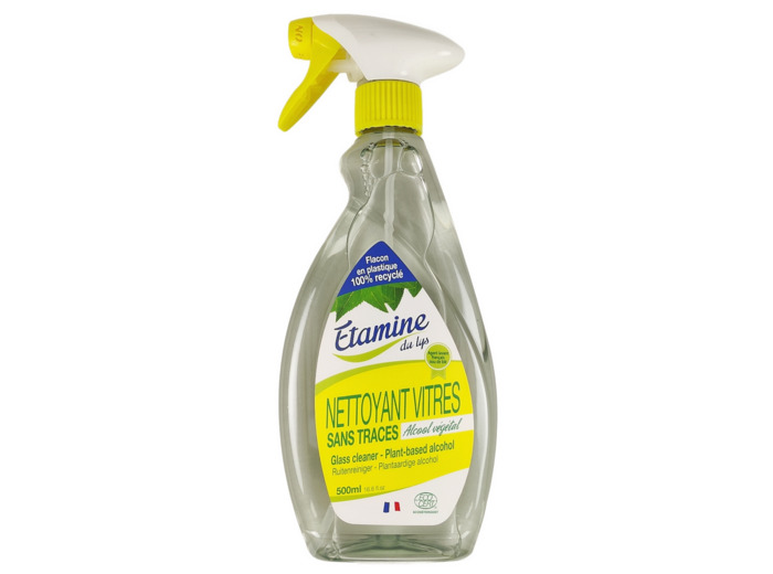 Nettoyant Vitres Sans Traces Alcool Végétal
