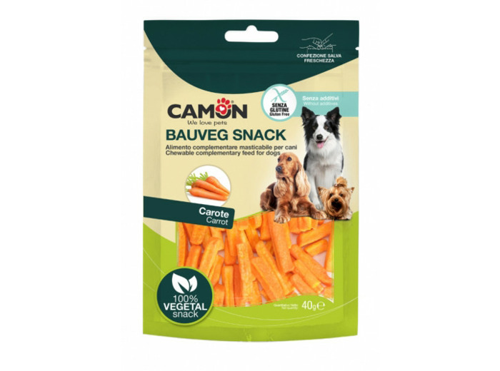 Friandises végétales à la carotte & patate douce - 40g