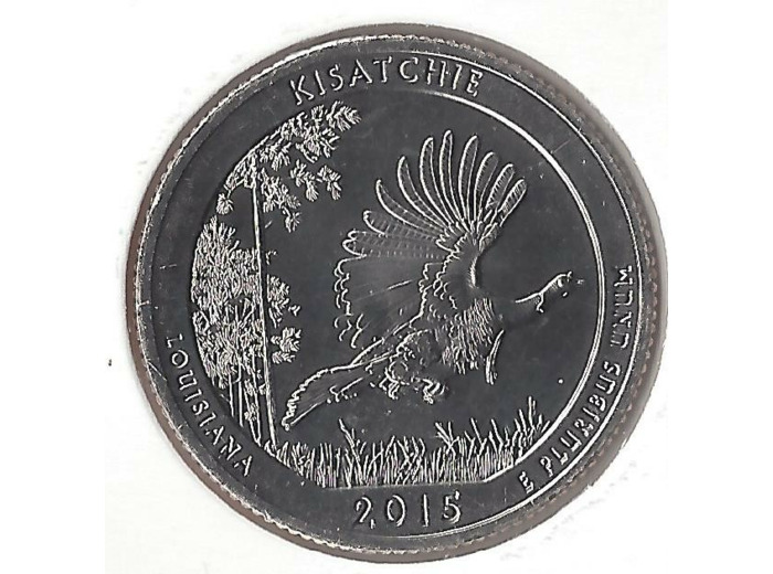 AMERIQUE (U.S.A) 1/4 DOLLAR KISATCHIE 2015 S SUP
