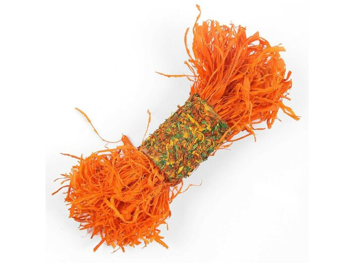 Jouet Shreddy Roller Carrot orange pour rongeur