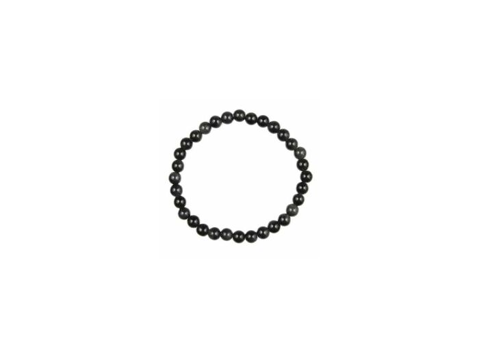 Bracelet en obsidienne œil céleste 6 mm
