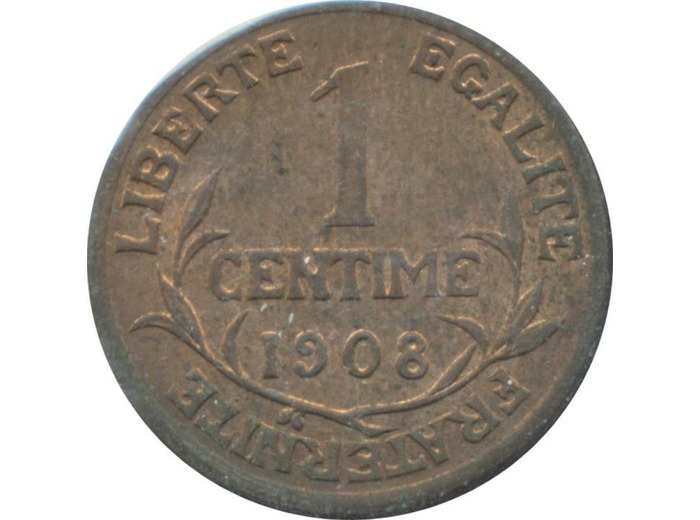 FRANCE 1 CENTIME DUPUIS 1908 SUP/NC