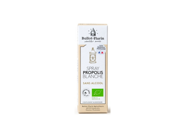 Spray propolis blanche sans alcool 15ml