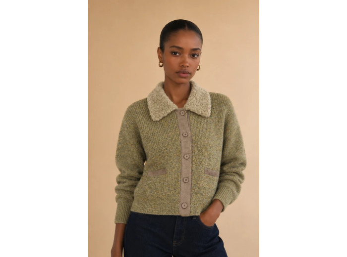 cardigan kaki