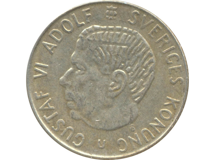 SUEDE 1 KRONA 1965 U TTB