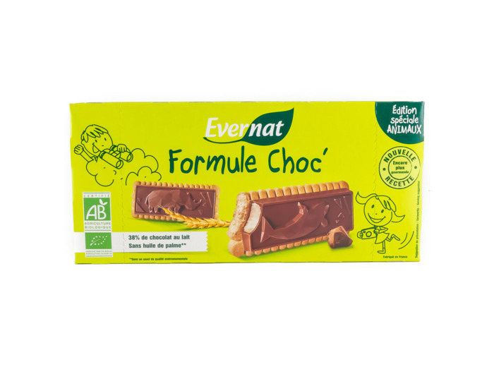 Biscuits au Chocolat au Lait Formule Choc' Bio 125g