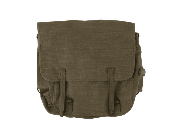 Musette militaire vintage TTA années 50 - Sacoche toile authentique